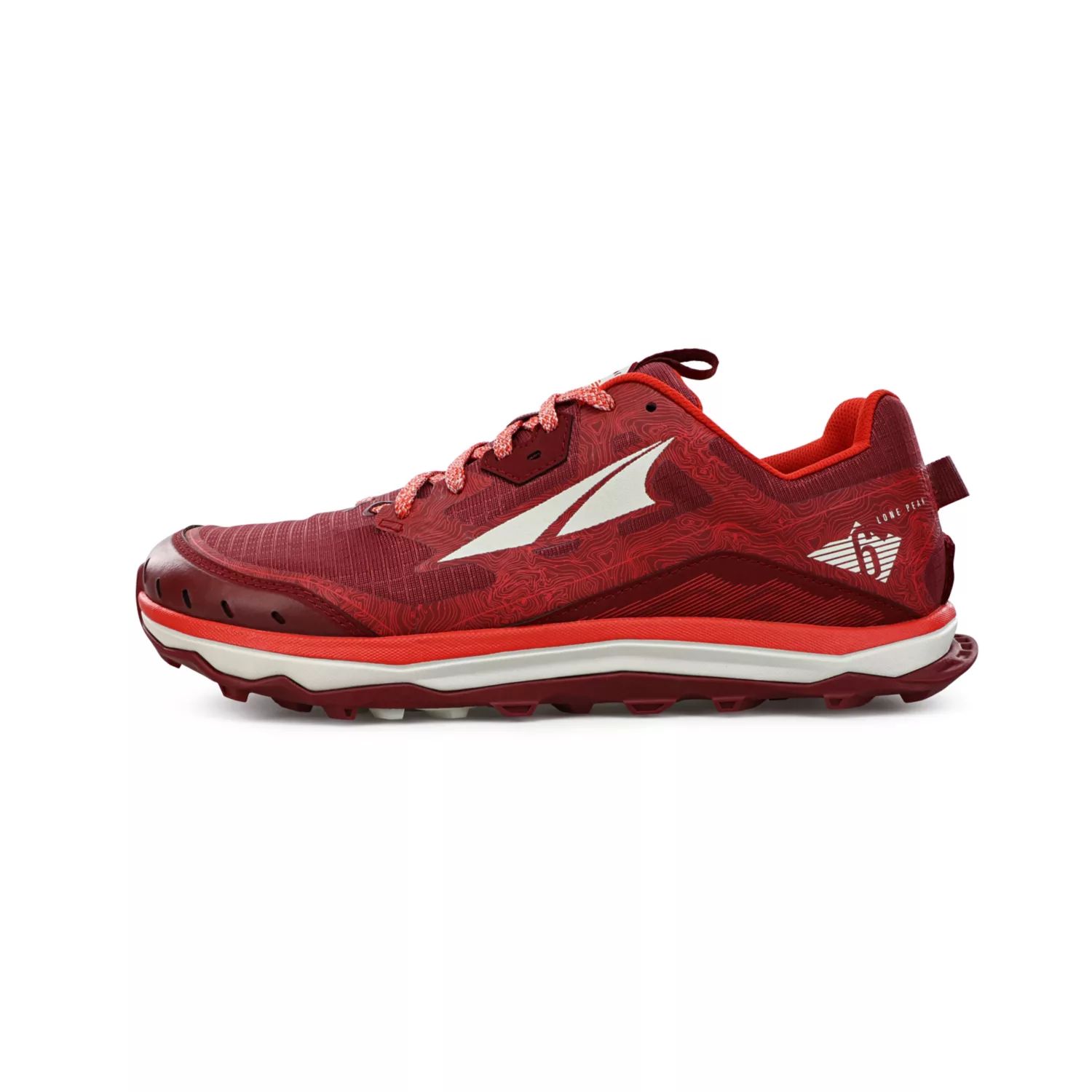 Altra Lone Peak 6 Trail Futócipő Piros | FQ8392716