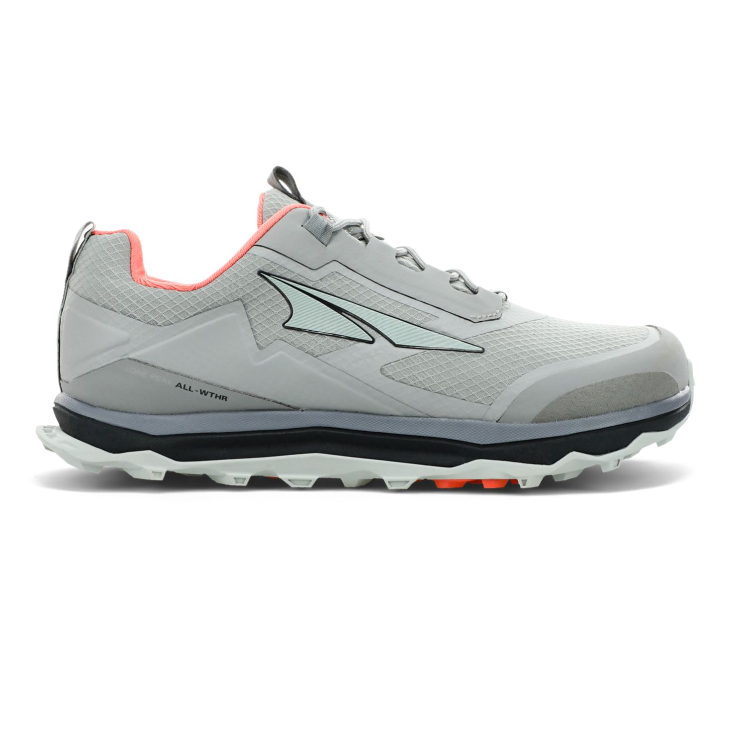 Altra Lone Peak All-Wthr Low Trail Futócipő Szürke Narancssárga | YB3086172
