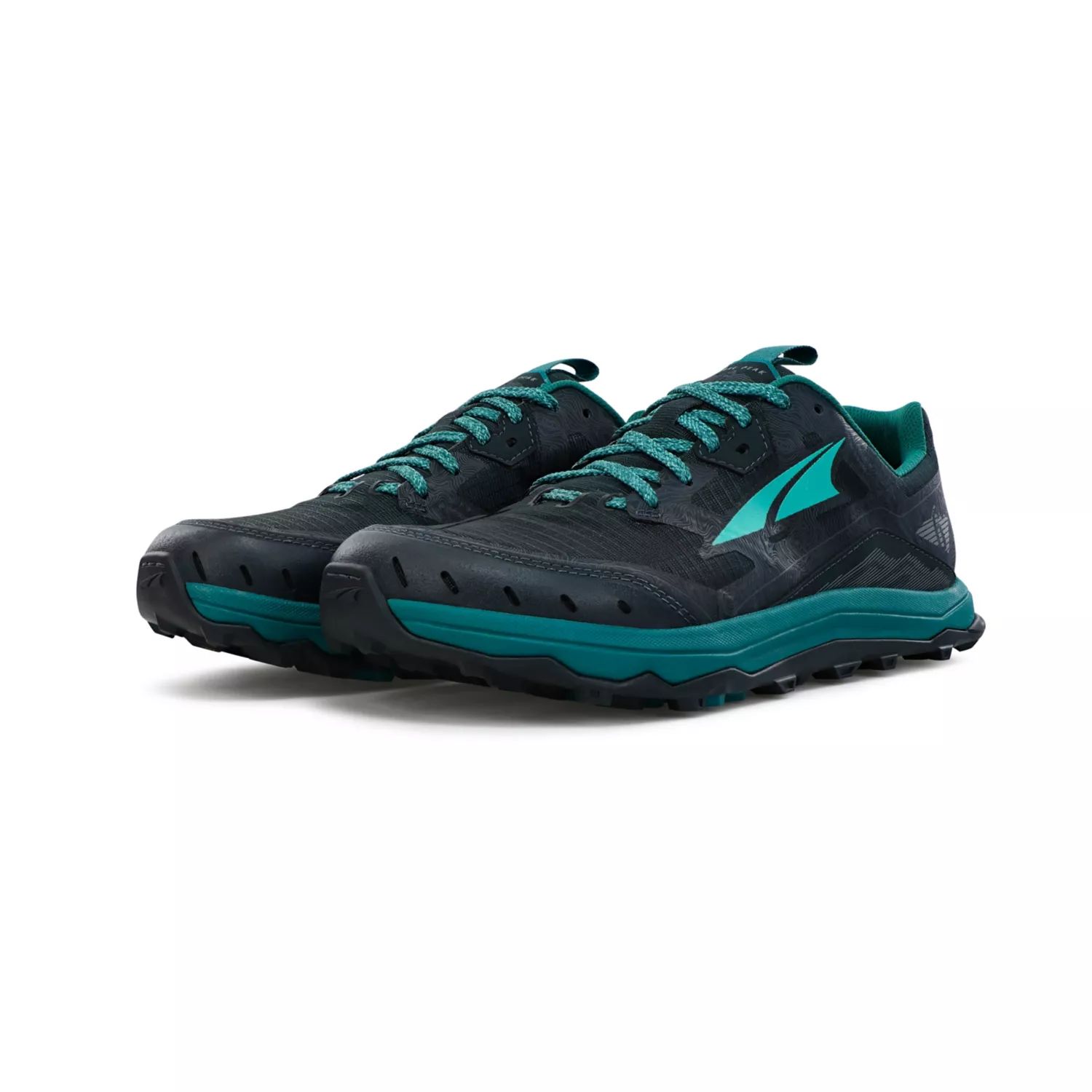 Altra Lone Peak 6 Trail Futócipő Fekete Zöld | VR9156874