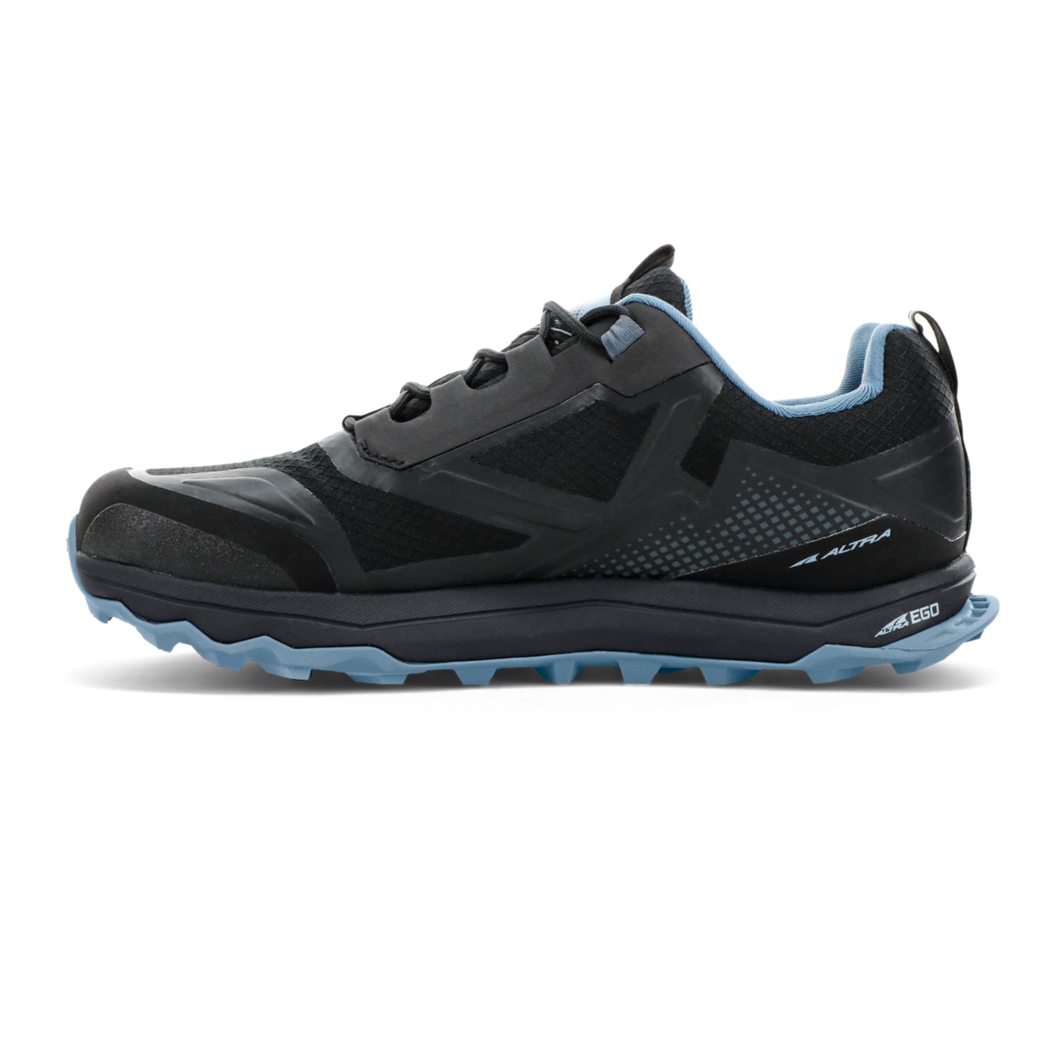 Altra Lone Peak All-Wthr Low Trail Futócipő Fekete Kék | QO9507348