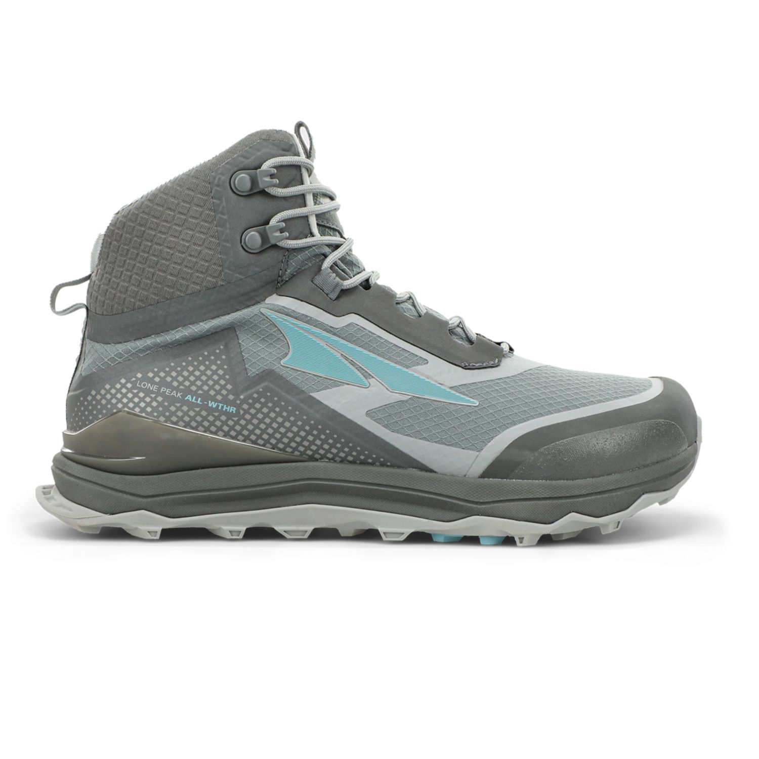 Altra Lone Peak All-Wthr Mid Trail Futócipő Szürke Zöld | YA4082395